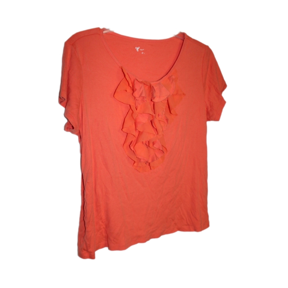 Women's Ruffle Short Sleeve Top - Picture 5 of 11